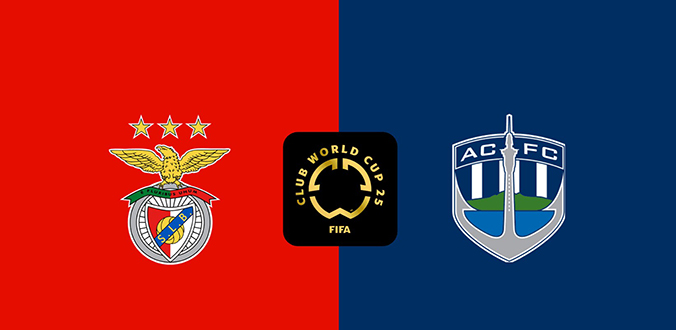 Tỷ lệ kèo Benfica vs Auckland hôm nay, 23h00 ngày 0/6